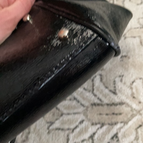 Kate Spade Black Tri-Compartment Patent Tote EUC - Picture 16 of 16